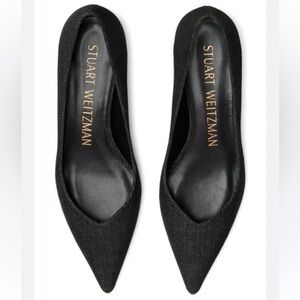 Stuart Weitzman Black Heels Elegant Design